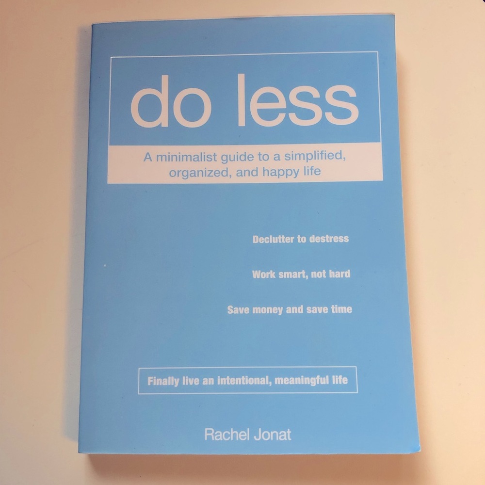 Do Less by Rachel Jonat - Paperback Book